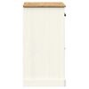 vidaXL Sideboard with Drawers VIGO 78x40x75 cm White Solid Wood Pine