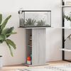 vidaXL Aquarium Stand Grey Sonoma 60.5x36x72.5 cm Engineered Wood