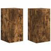 vidaXL TV Wall Cabinet 2 pcs Smoked Oak Engineered Wood