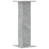 vidaXL Plant Stands 2 pcs Concrete Grey 30x30x80 cm Engineered Wood