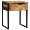 vidaXL Bedside Cabinet Brown 40 x 35 x 50 cm Solid Acacia wood