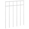 vidaXL Garden Fence Panel 48 pcs 25 x 30 cm Galvanised Steel Silver