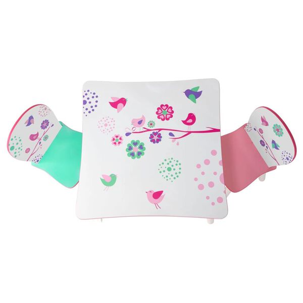 Worlds Apart 3 Piece Table and Chairs Set Birds