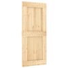 vidaXL Sliding Door with Hardware Set 90x210 cm Solid Wood Pine