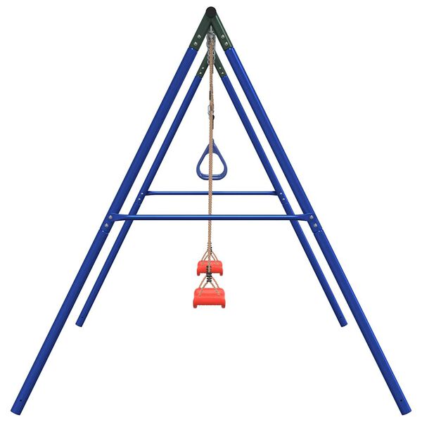 vidaXL Outdoor Swing Set with Swings and Trapeze