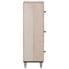 vidaXL Highboard with Shelf White 40 x 33 x 110 cm Solid mango wood