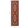vidaXL Runner Rug BCF Oriental Red 60x250 cm