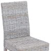 vidaXL Dining Chair 2 pcs White Wash 45 x 54 x 93 cm