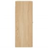 vidaXL Wall Mounted Cabinet Sonoma Oak 69.5x34x90 cm Engineered Wood
