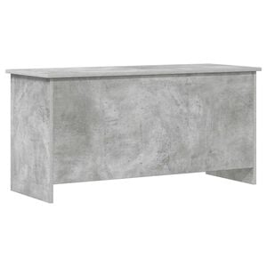 vidaXL Storage Chest Concrete Grey 100 x 40 x 50 cm Engineered Wood