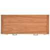 vidaXL Desk with 2 Drawers 100x40x75 cm Teak Wood