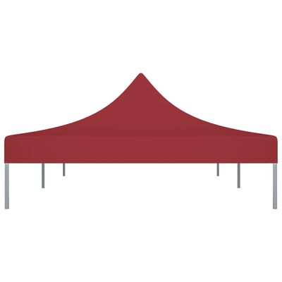 vidaXL Party Tent Roof 6x3 m Burgundy 270 g/m²
