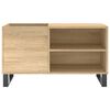 vidaXL Record Cabinet Sonoma Oak 85x38x48 cm Engineered Wood