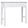 vidaXL Console Table White 90x30x77 cm Wood
