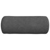 vidaXL Bolster Pillows 2 pcs Dark Grey Ø 15 x 40 cm Corduroy Fabric