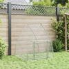 vidaXL Rabbit Hutch Silver 100x105x120 cm Galvanised Steel