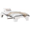 vidaXL Bed Frame White 80 x 200 cm Solid Pine Wood