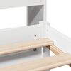 vidaXL Bookcase Bed without Mattress White 90x200cm Solid Wood Pine