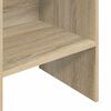 vidaXL Book Cabinet Sonoma Oak 40x35x180 cm Engineered Wood