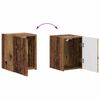vidaXL TV Cabinet Set Wall-mounted 4 pcs Old Wood Engineered Wood