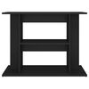 vidaXL Aquarium Stand Black 80x35x60 cm Engineered Wood
