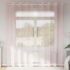 vidaXL Voile Curtains with Grommets 2 pcs Light Pink 140x225 cm