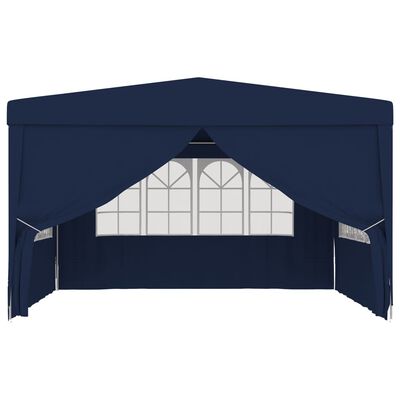 vidaXL Professional Party Tent with Side Walls 4x4 m Blue 90 g/m?