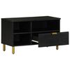vidaXL TV Cabinet Black 80x33x46 cm Engineered Wood