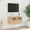 vidaXL TV Wall Cabinet Sonoma Oak 60x30x30 cm Engineered Wood