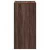 vidaXL Bar Table Brown Oak 51x50x103.5 cm Engineered Wood
