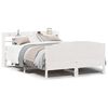 vidaXL Bed Frame without Mattress White 120x200 cm Solid Wood Pine