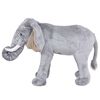 vidaXL Standing Plush Toy Elephant Grey XXL