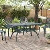 vidaXL Garden Table Green 150 x 90 x 72 cm Aluminium