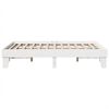 vidaXL Bed Frame without Mattress White 140x190 cm Solid Wood Pine