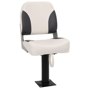 vidaXL Boat Seat with Pedestal 360&deg; Rotatable