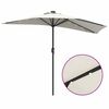 vidaXL Garden Parasol Half Sand 294 x 150 x 224 cm Fabric