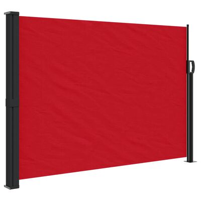 vidaXL Retractable Side Awning Red 140x300 cm