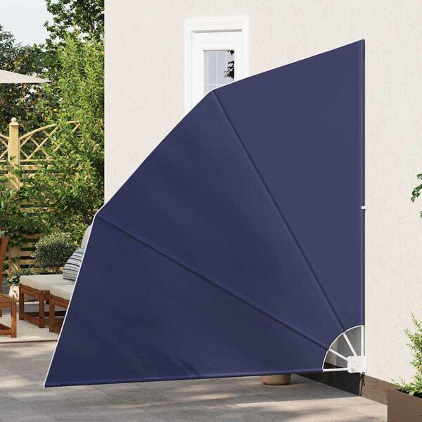 vidaXL Balcony Privacy Screen Navy blue 210 x 210 cm Fabric