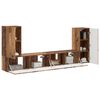 vidaXL TV Cabinet Set 4 pcs Old Wood Engineered Wood
