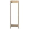 vidaXL Plant Stand Sonoma Oak 30 x 30 x 100 cm Engineered Wood
