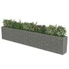vidaXL Gabion Raised Bed Galvanised Steel 540x50x100 cm
