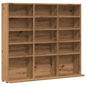 vidaXL CD Cabinet Artisan Oak 100x23x89,5 cm Engineered Wood