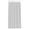 vidaXL Voile Curtain 2 pcs Light Grey 225 x 140 cm Polyester