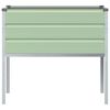 vidaXL Planter Pastel Green 100 x 45 x 90 cm Galvanised Steel