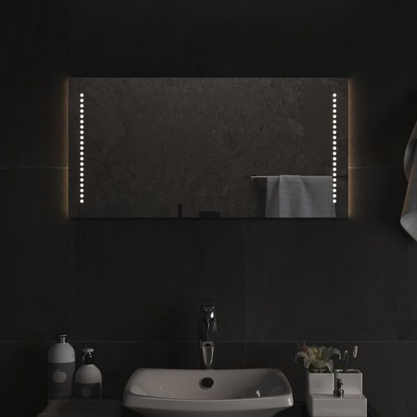 vidaXL LED Bathroom Mirror 80x40 cm