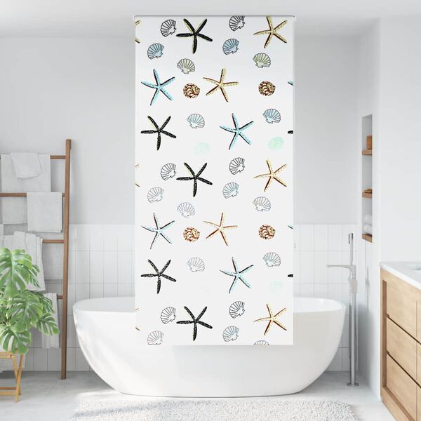 vidaXL Shower Roller Blind 90x240 cm Fabric Width 86 cm