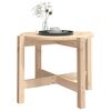 vidaXL Coffee Table &Oslash; 62.5x45 cm Solid Wood Pine