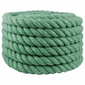 vidaXL Jute Rope Green 100% Tossa jute
