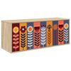 vidaXL Wall-mounted TV Cabinet ESSEN 102 x 33 x 40 cm Sonoma Oak