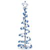 vidaXL LED Christmas Tree with Baubles 120 LEDs Warm White 180 cm